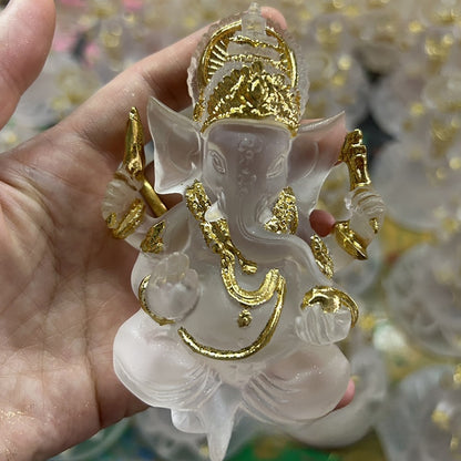 Ganesh Resin Statue | 4 Colors | 9cm | Altar & Home Decor