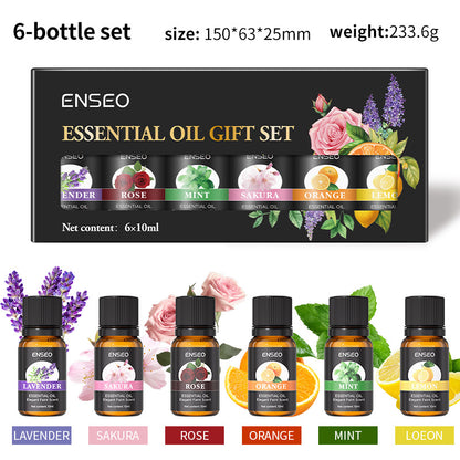 Aromatherapy Essential Oil Gift Set with 6 Scents