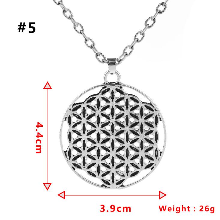 Seed of Life Sacred Geometry Pendant Necklace