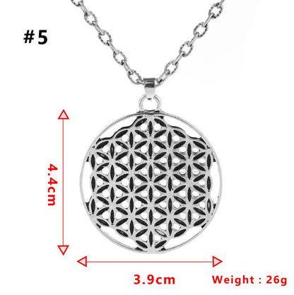 Seed of Life Sacred Geometry Pendant Necklace