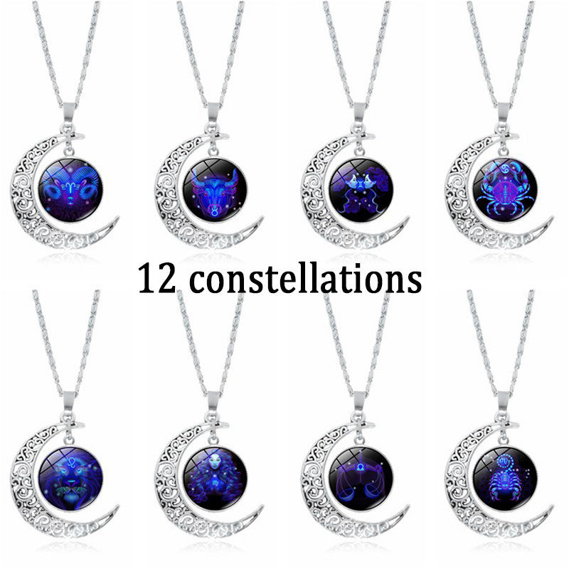 Zodiac Constellation Pendant Necklace | All 12 Signs