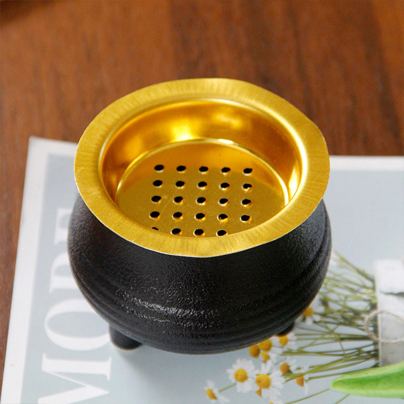 Ceramic & Metal Incense Burner
