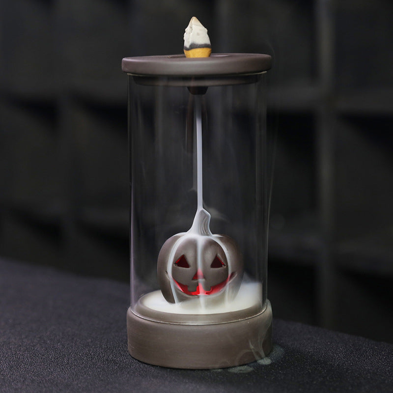 Halloween Pumpkin Backflow Incense Burner