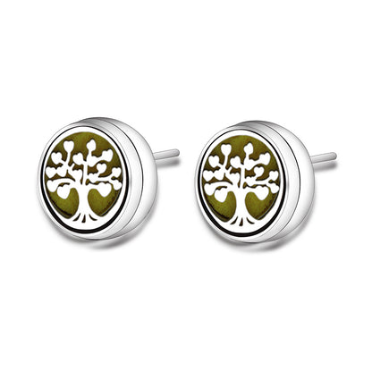 Stainless Steel Angel Wings Aromatherapy Earrings