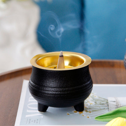 Ceramic & Metal Incense Burner