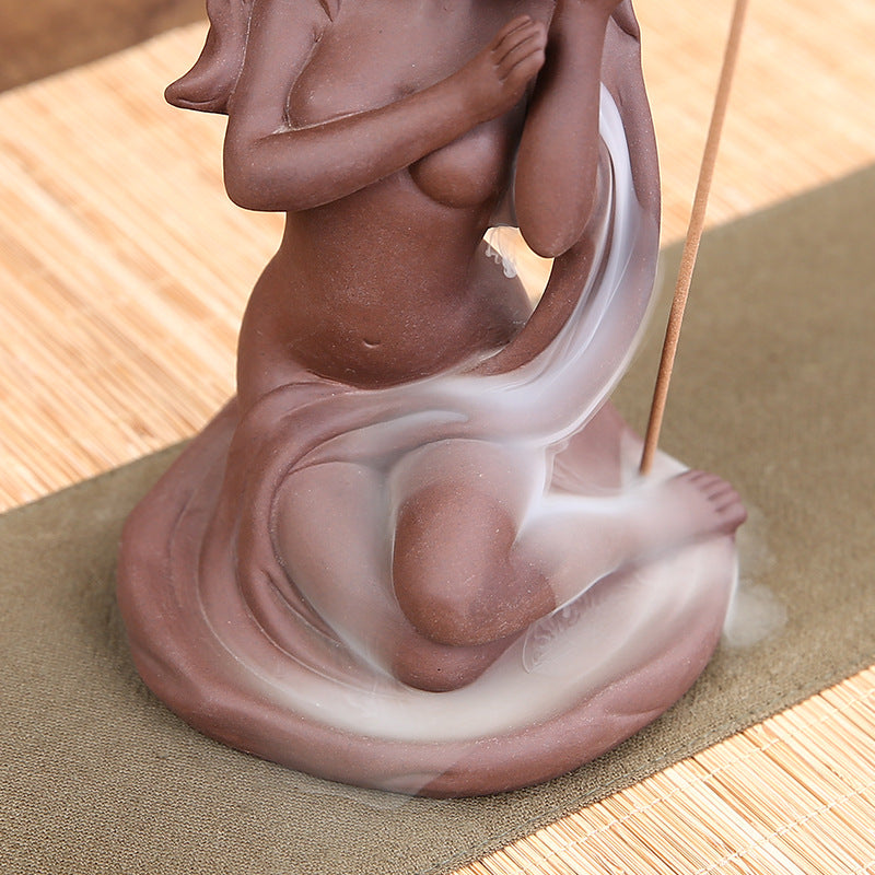 Mermaid Backflow Incense Burner