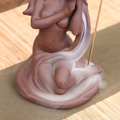 Mermaid Backflow Incense Burner