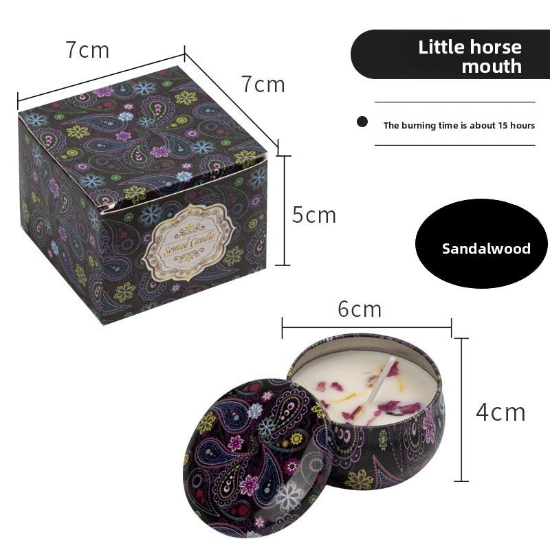 Dried Flower Soy Wax Scented Candle