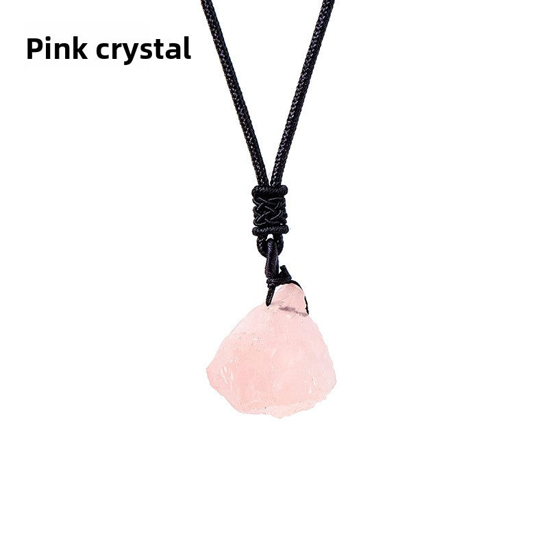 Natural Crystal Stone Pendant