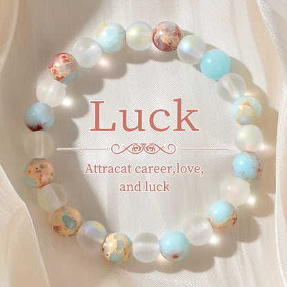 Natural Stone Bead Bracelet