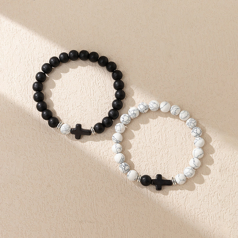 Heart Magnetic Couple Bracelet Set for Women and Men