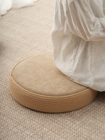 Japanese Round Tatami Meditation Cushion