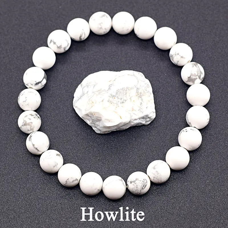 Natural Stone Bead Bracelet