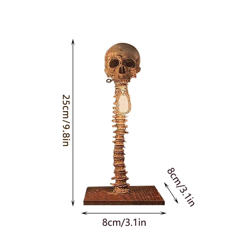 Skeleton Resin Lamp