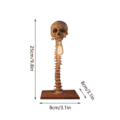 Skeleton Resin Lamp