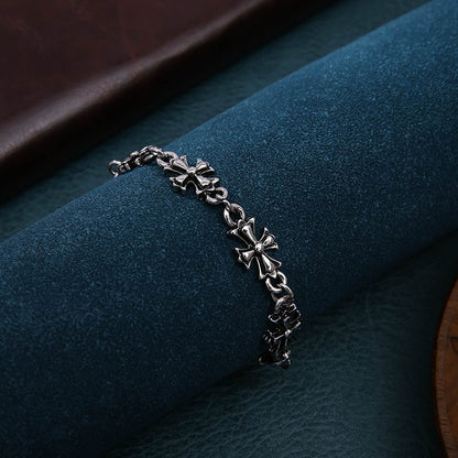 Retro Cross Alloy Bracelet for Men