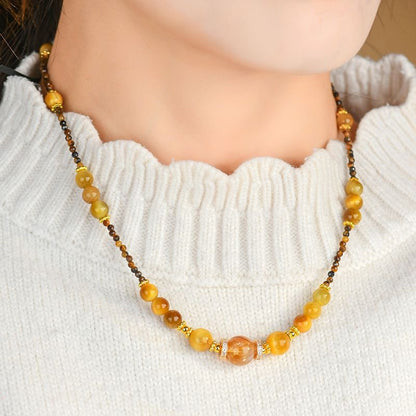 Citrine & Crystal Lucky Charm Jewelry Collection