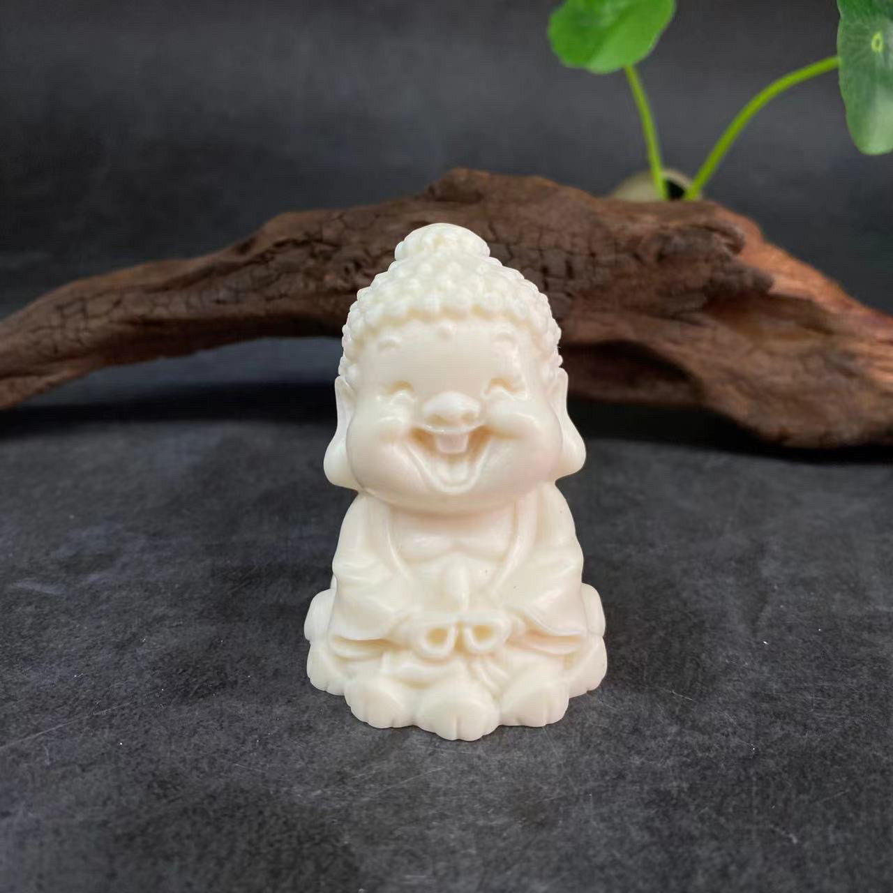 Lotus Crystal Ball Base with Buddha Ornament