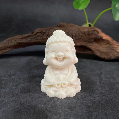 Lotus Crystal Ball Base with Buddha Ornament