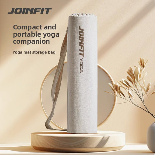 Canvas Yoga Mat Storage Bag — Off-White