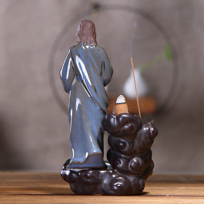 Sacred Figure Backflow Incense Burner
