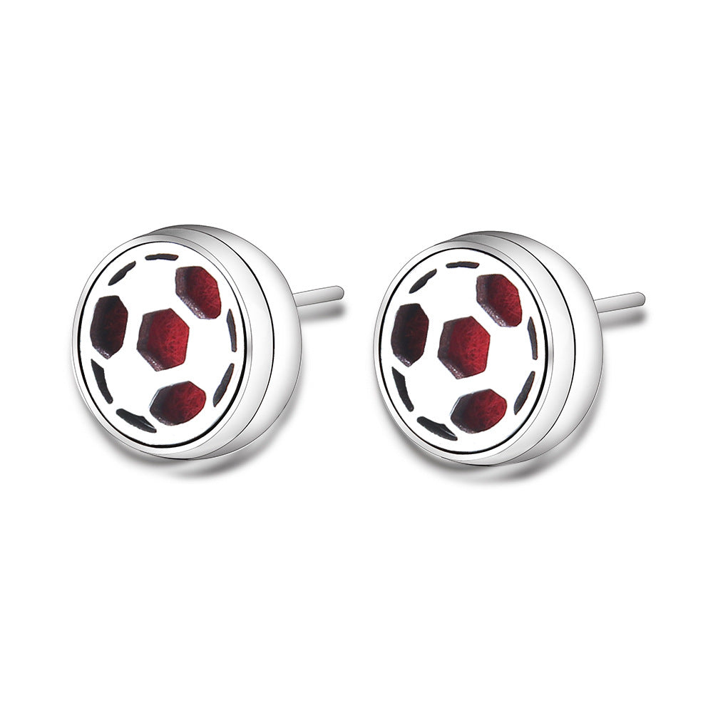 Stainless Steel Angel Wings Aromatherapy Earrings