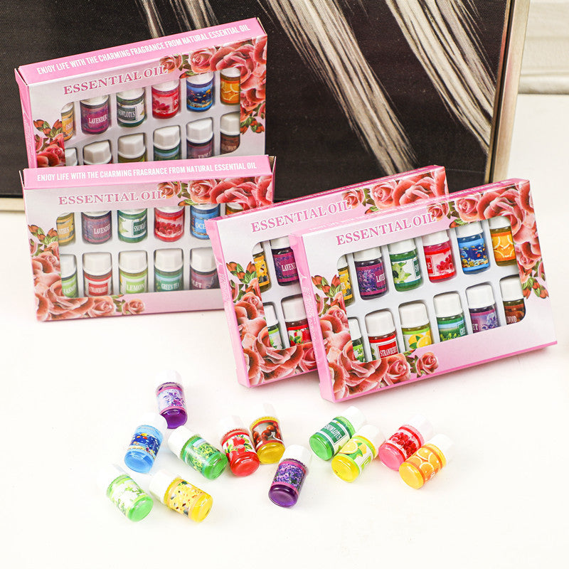 12-Pack 3ml Aromatherapy Essential Oil Set