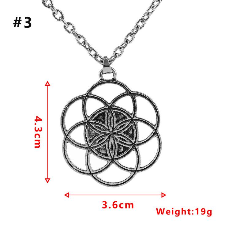 Seed of Life Sacred Geometry Pendant Necklace