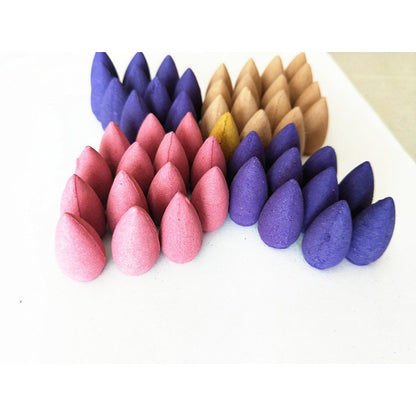 Backflow Incense Cones — 155 Pack, 18 Scents