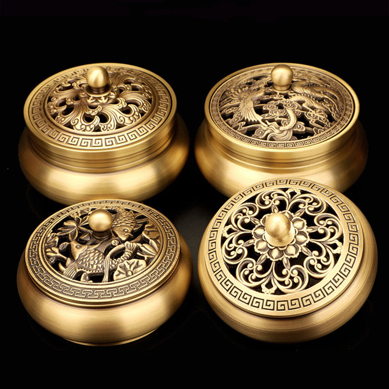 Brass & Copper Incense Burner