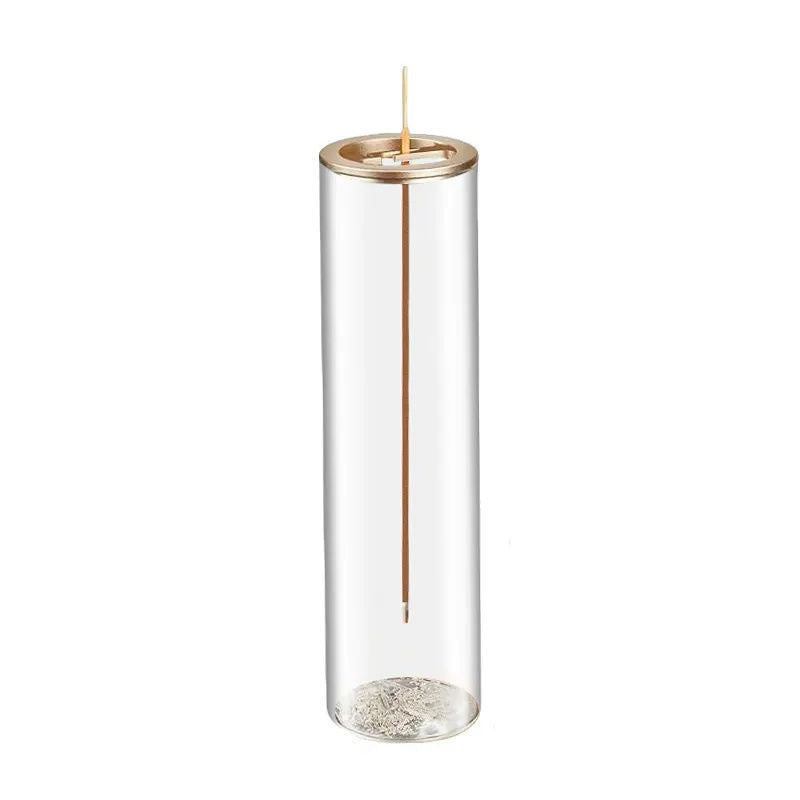 Copper Alloy Inverted Incense Clip with Ash Guard
