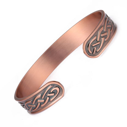 Vintage Magnetic Copper Water Ripple Bracelet