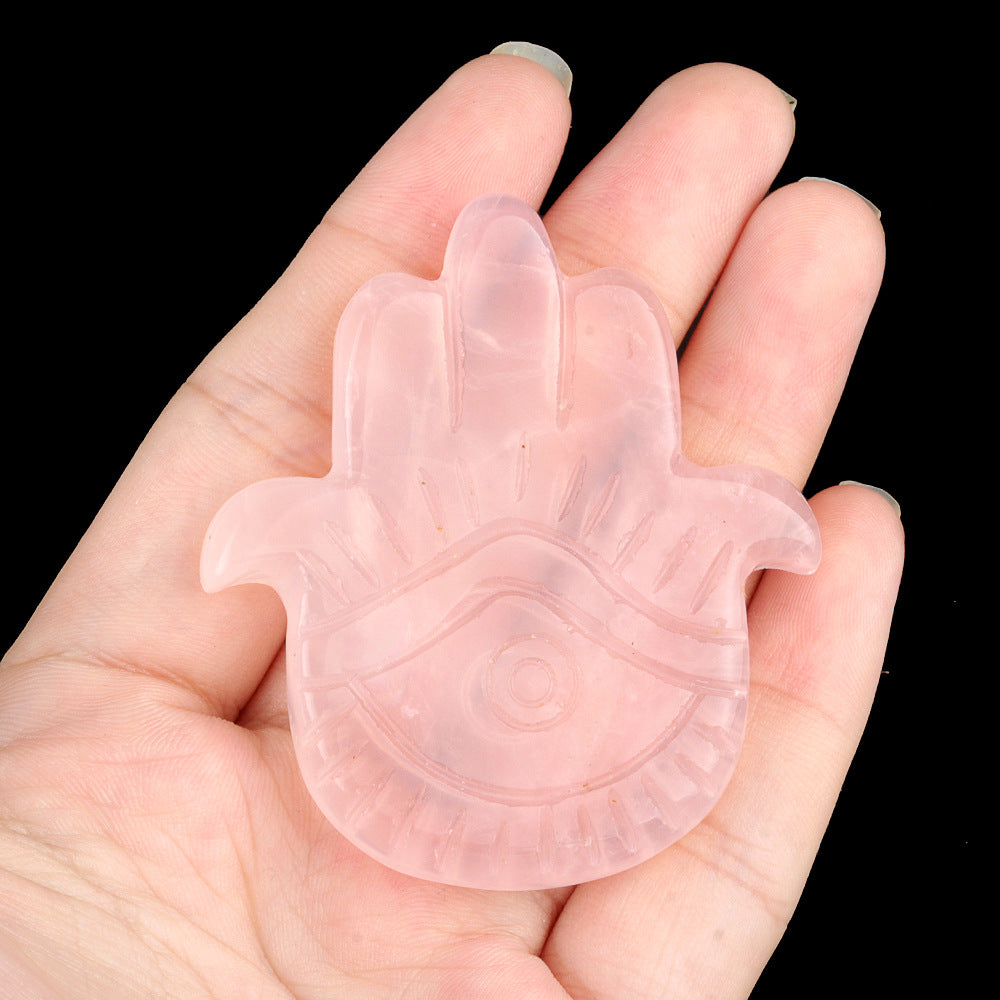 Natural Crystal Palm Angel Eye Ornament