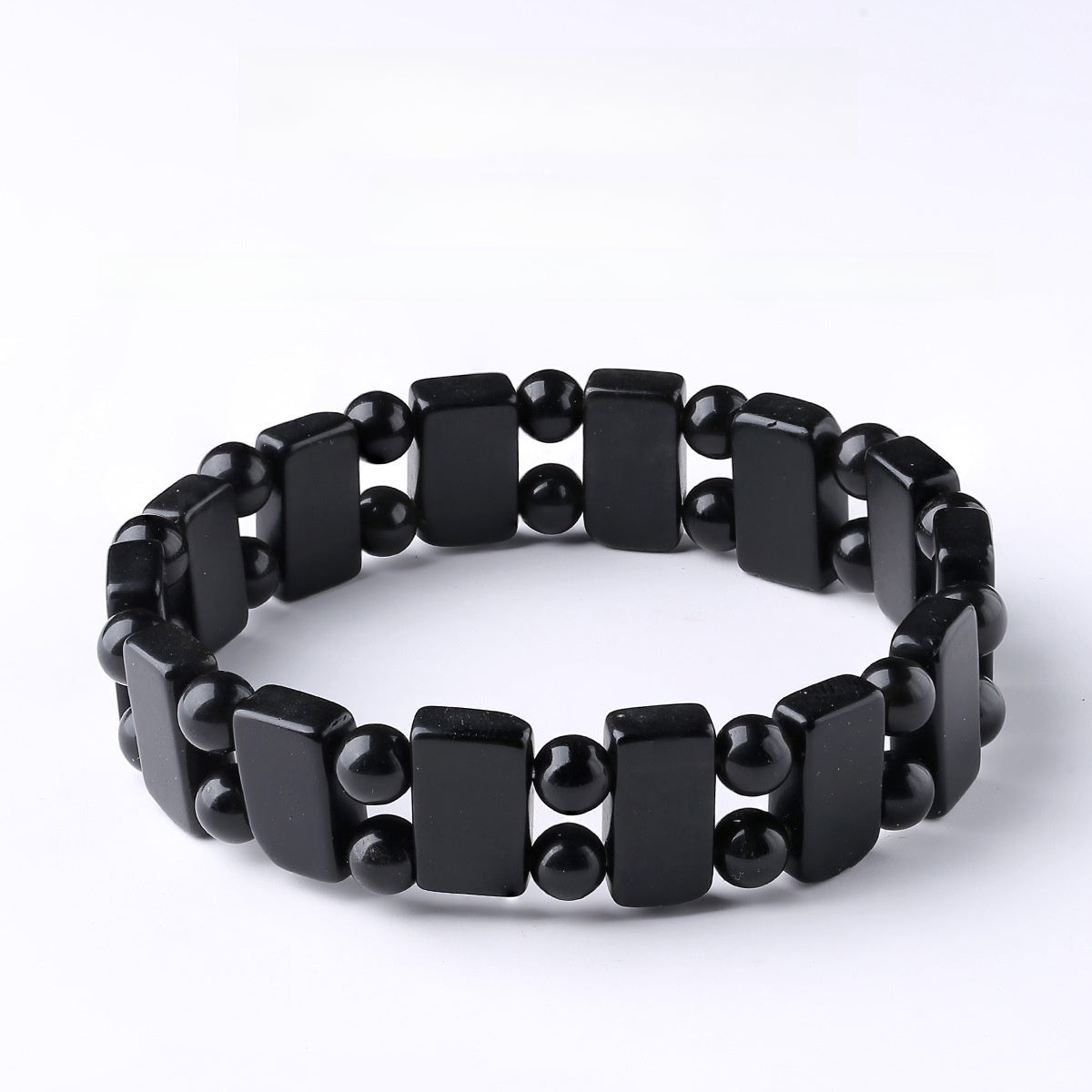 Natural Stone Geometric Bracelet