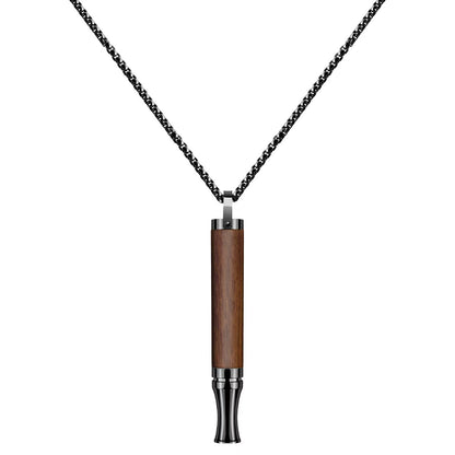 Adjustable Breathing Meditation Whistle Necklace