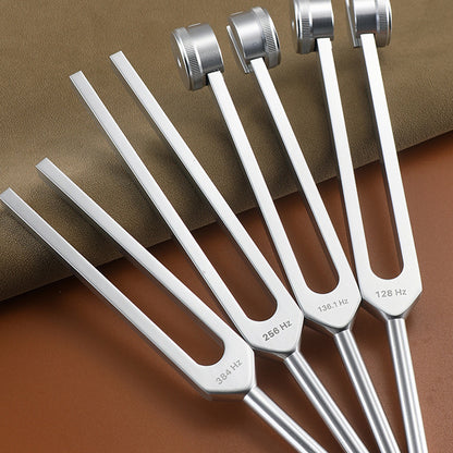 Aluminum Alloy Tuning Forks Set with Leather Case