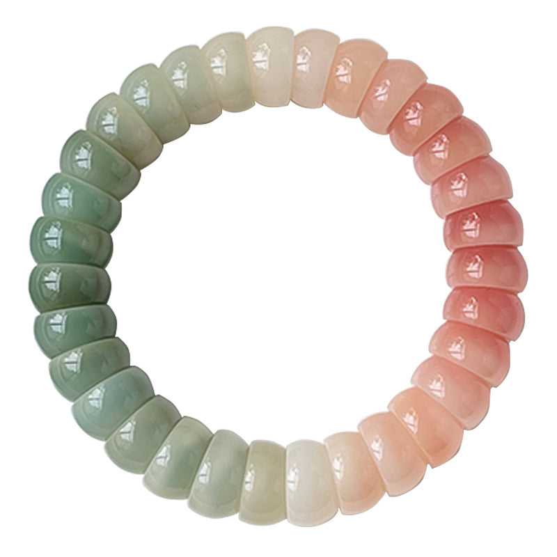 Gradient Pink Bodhi Bracelet with Finger Wrap