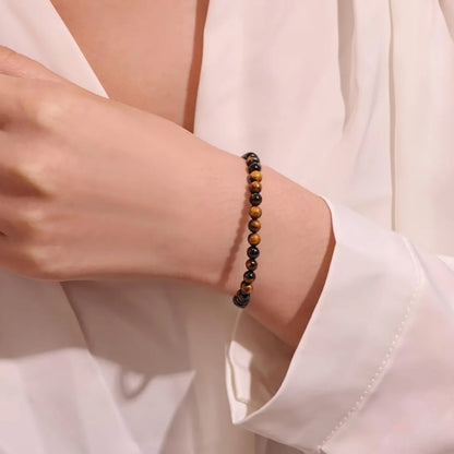 Tiger Eye Bracelet | Natural Stone Beads
