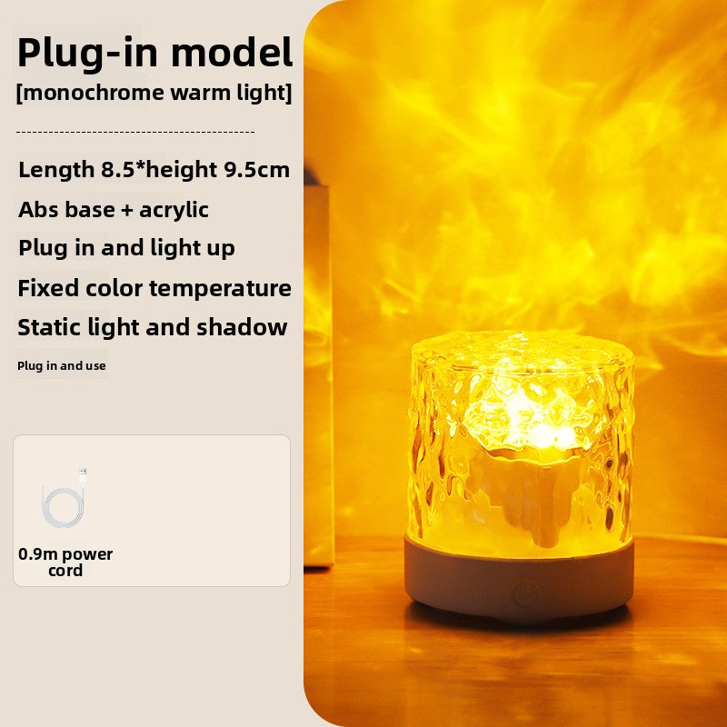Water Ripple & Aurora Projection Night Light