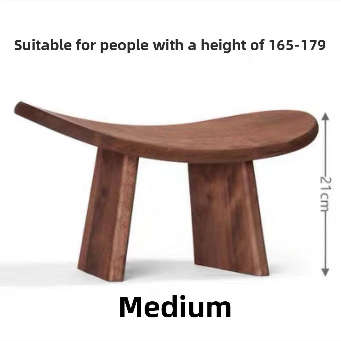 Solid Wood Kneeling Meditation Bench
