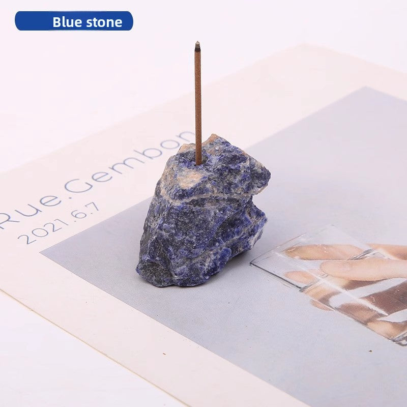 Natural Crystal Incense Holder