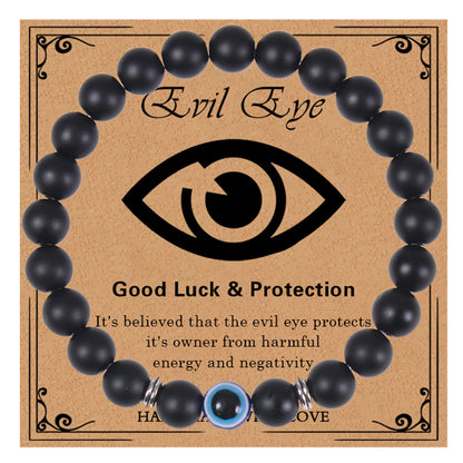 Evil Eye Tiger Eye Stone Bracelet