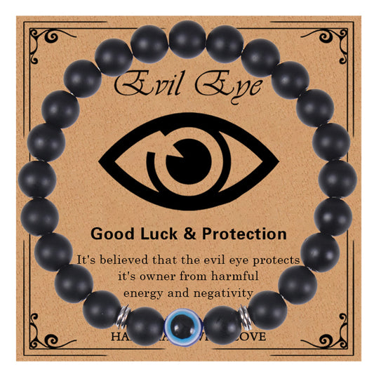Evil Eye Tiger Eye Stone Bracelet
