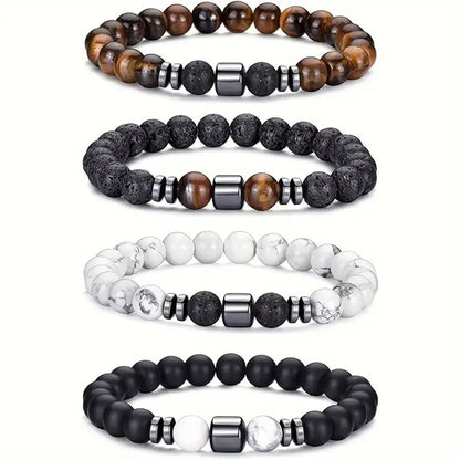 Natural Stone Bead Bracelet