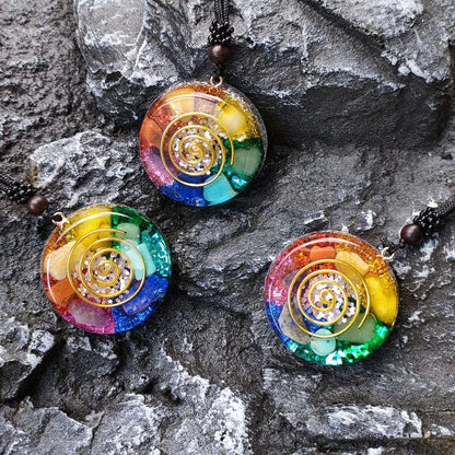 Orgonite Crystal Pendant Necklace
