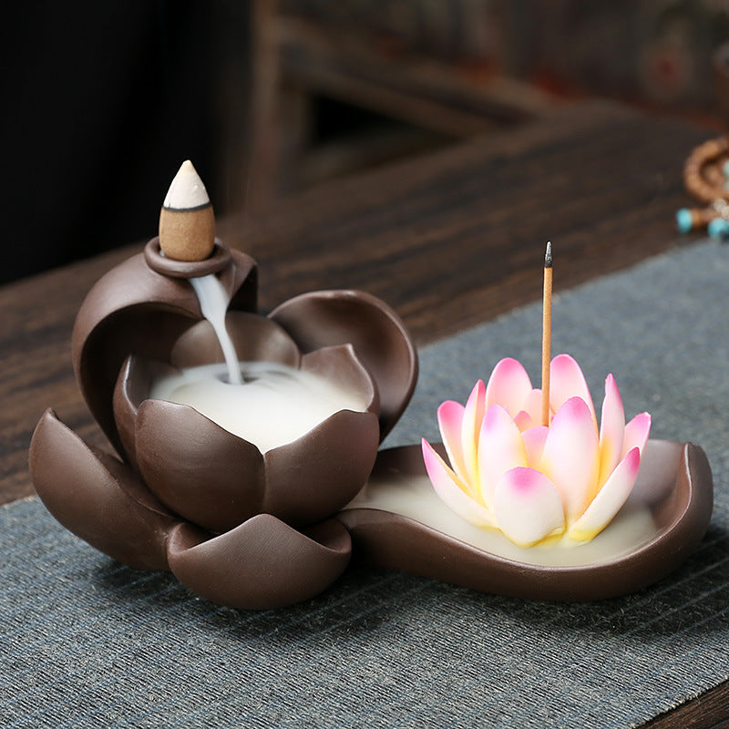 Lotus Backflow Incense Burner