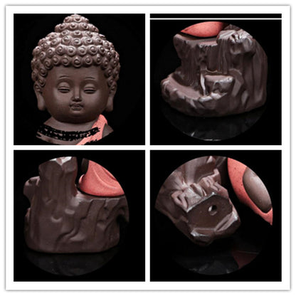 Little Monk Ceramic Backflow Incense Burner