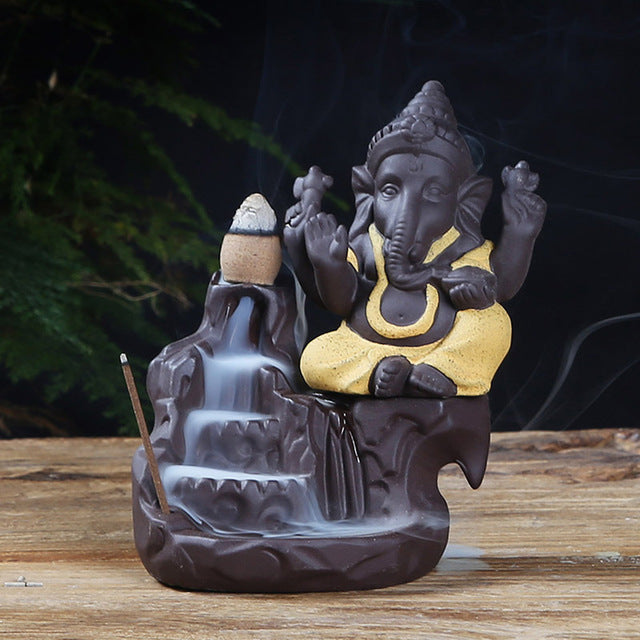 Ganesha Backflow Incense Burner