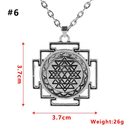 Seed of Life Sacred Geometry Pendant Necklace