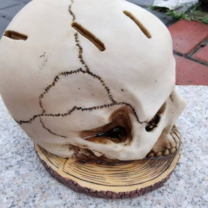 Meditation Skeleton Resin Sculpture